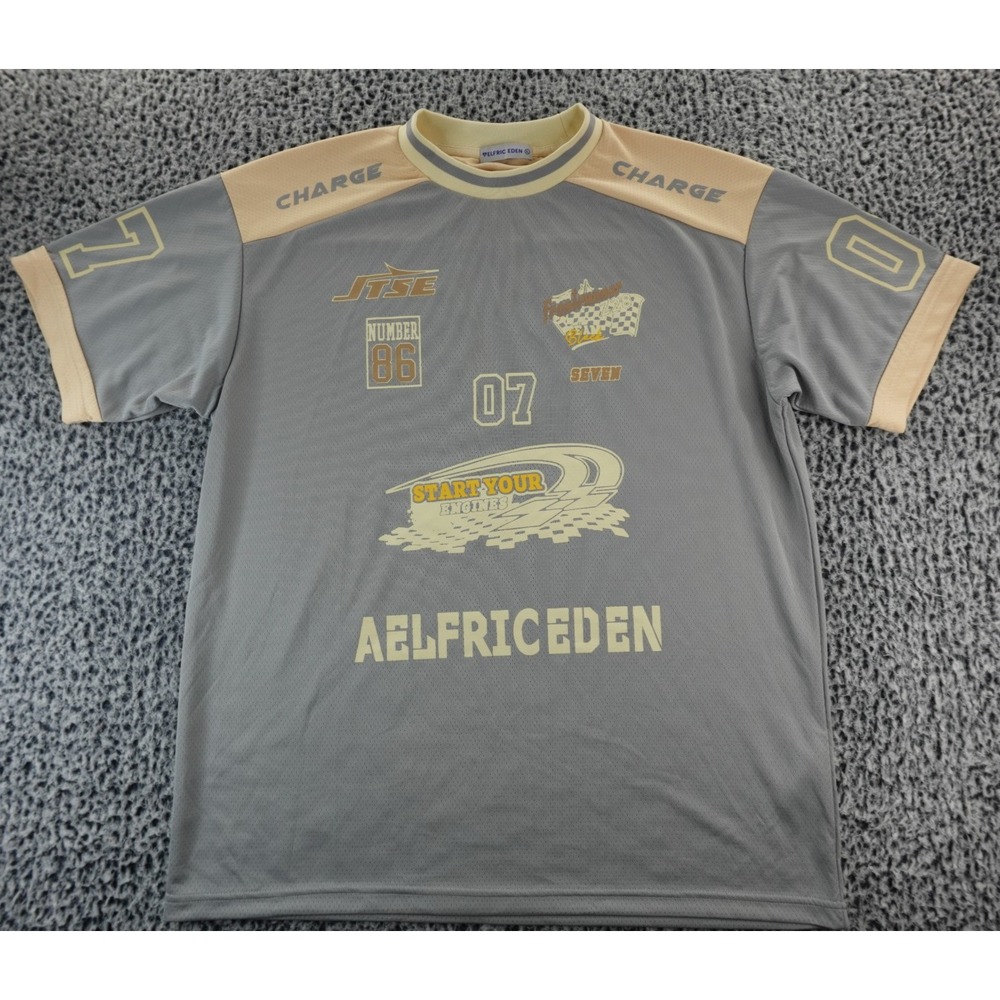 Aelfric Eden‎ Jersey Shirt Men's Size S Brown Daily Athletic Football XL